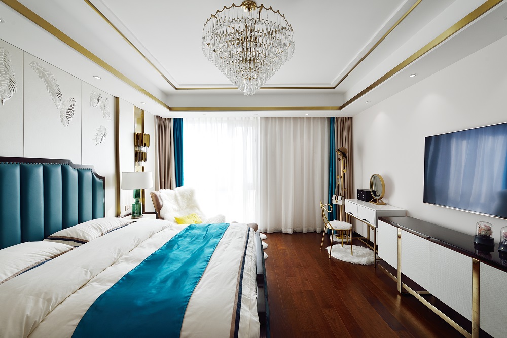 晉合湘水灣280㎡新裝飾主義大平層 裝修案例效果圖-9