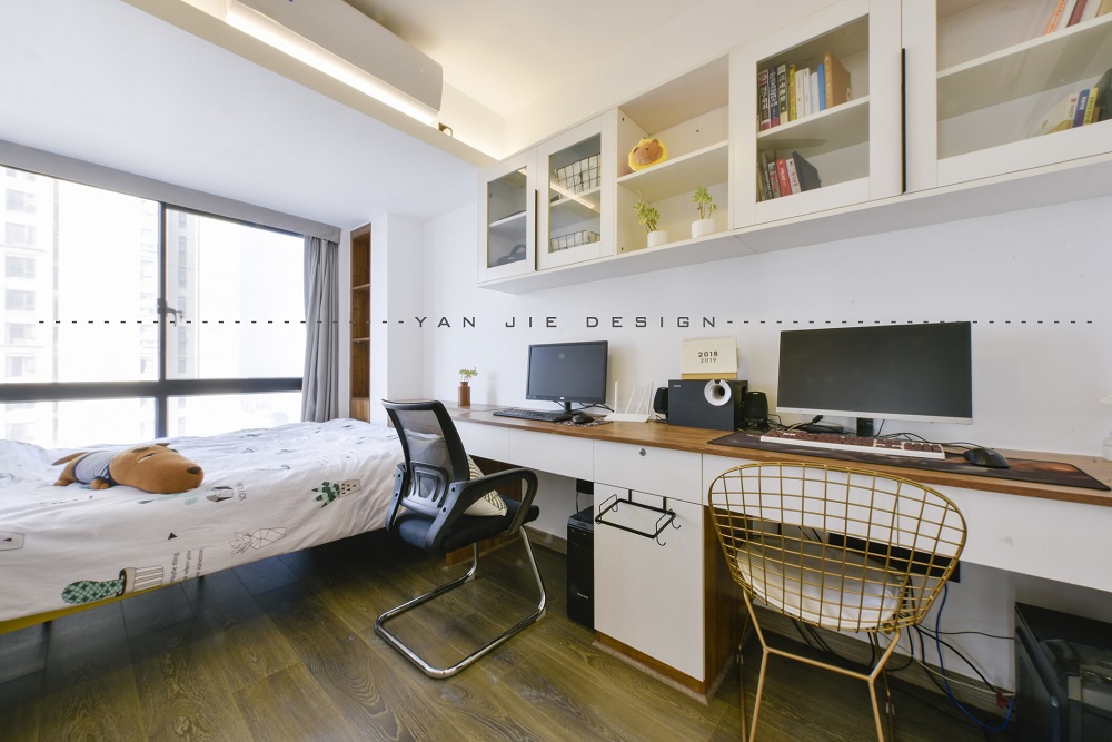 佳兆業(yè)88㎡北歐之光二居室 裝修案例效果圖-7