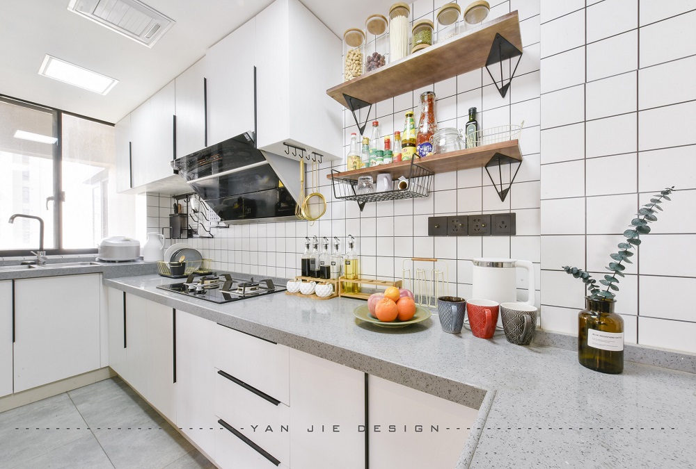 佳兆業(yè)88㎡北歐之光二居室 裝修案例效果圖-5