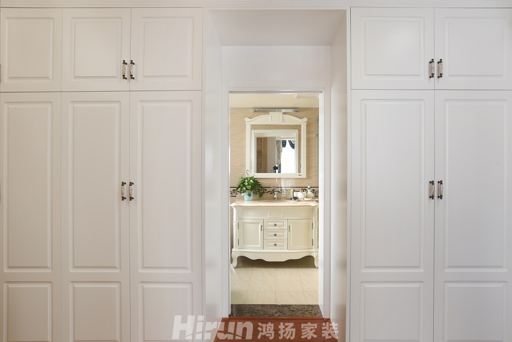 公園世家160㎡歐美香頌四居室 裝修案例效果圖-27