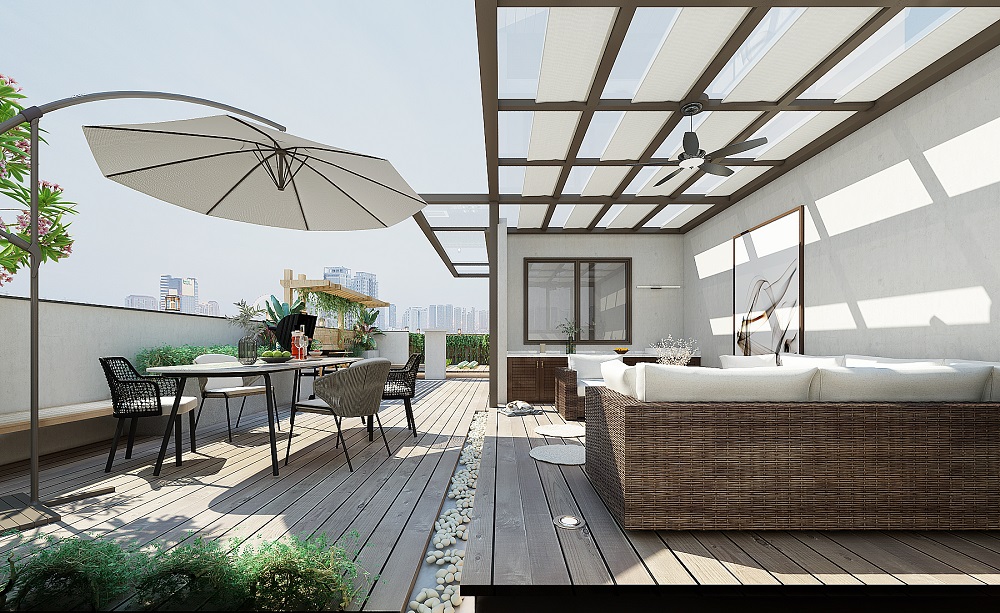 當代上品灣160㎡北歐之光四居室 裝修案例效果圖-11