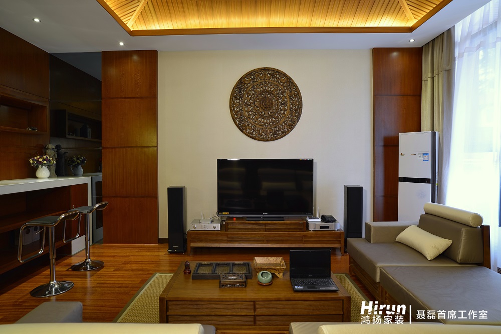 湖南婁底仙女峰別墅400㎡異域風情別墅 裝修案例效果圖-05