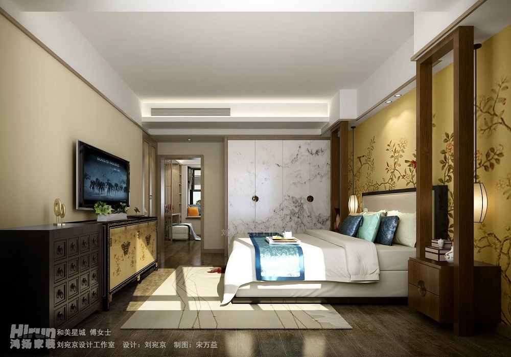 和美星城240㎡江南印象大平層 裝修案例效果圖-O132393377084104