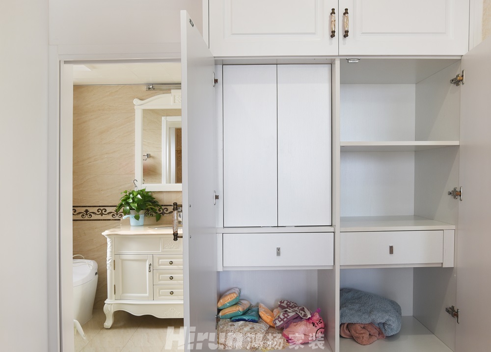 公園世家160㎡歐美香頌四居室 裝修案例效果圖-28