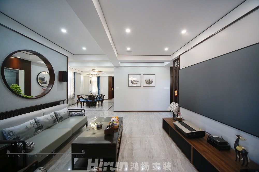 碧波山莊350㎡復合寫意別墅 裝修案例效果圖-IMG_7125