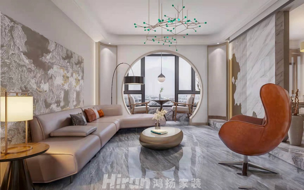 北辰中央公園150㎡意境東方四居室 裝修案例效果圖-01c6afbc31c20f03a694bdbd01fd478