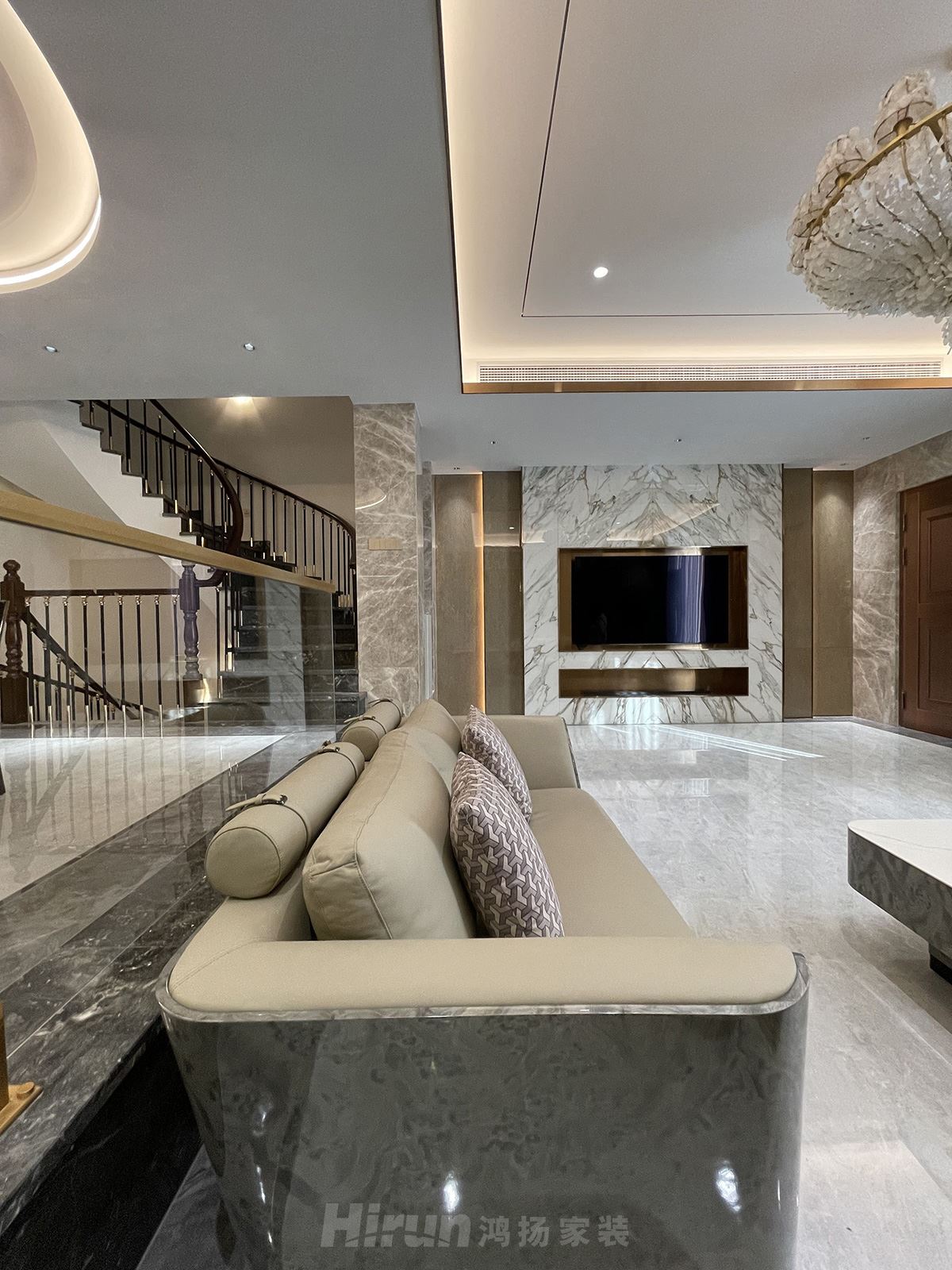 東方名苑首府240㎡新裝飾主義別墅 裝修案例實景圖-image51