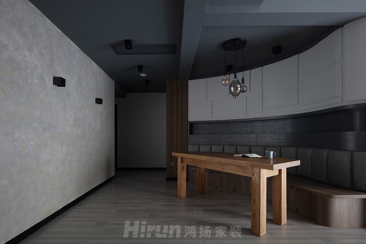 中交中央公園160㎡工業(yè)再造四居室 裝修案例實(shí)景圖-SWSY2020-12