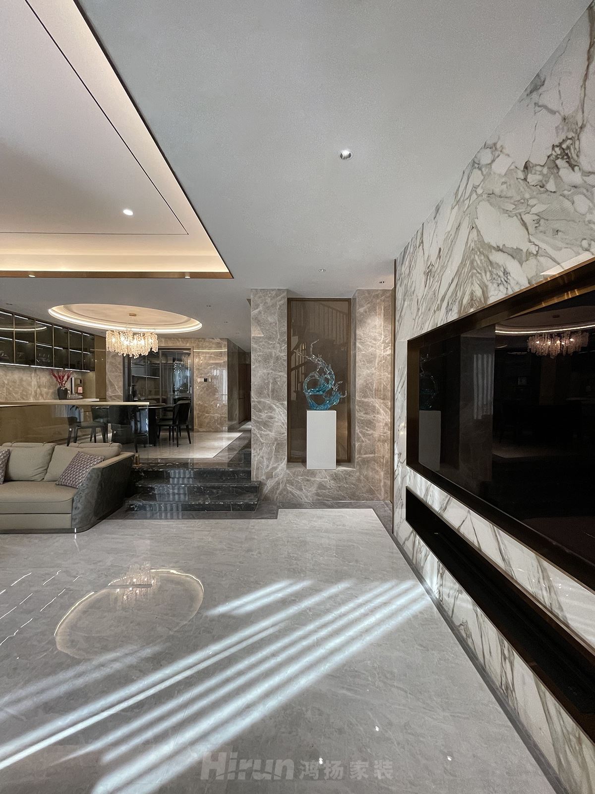 東方名苑首府240㎡新裝飾主義別墅 裝修案例實景圖-image56