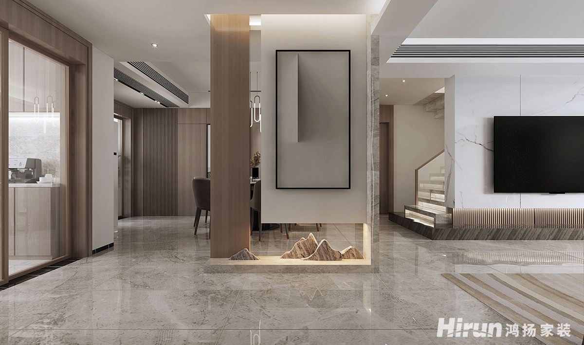 八方小區(qū)320㎡北歐之光復(fù)式 裝修案例實景圖-01-(5)