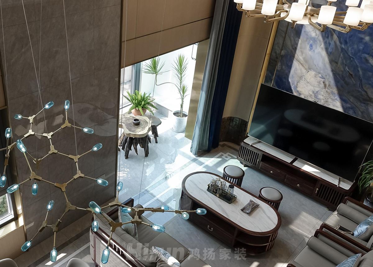 東方名苑首府400㎡江南印象別墅 裝修案例實景圖-image43