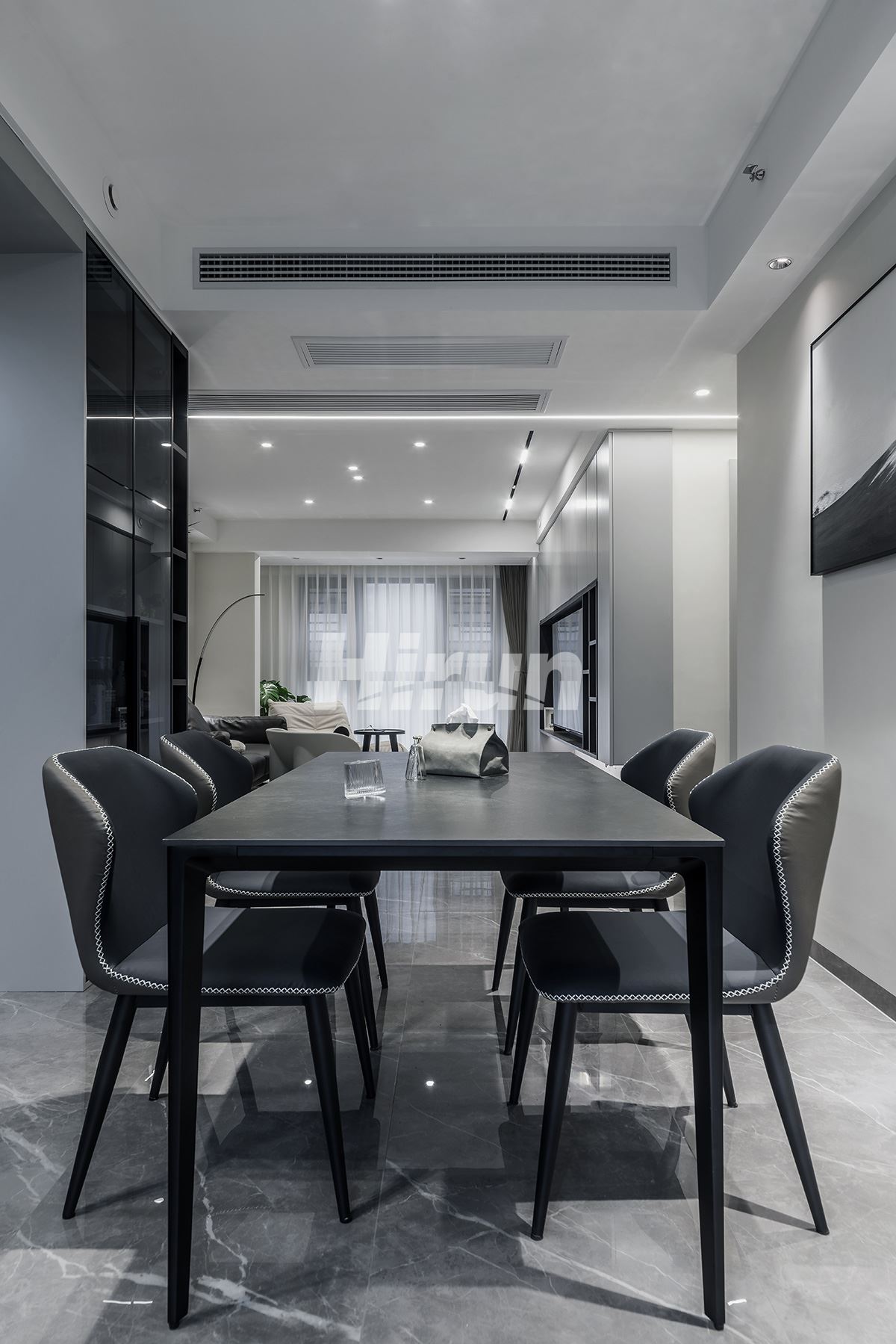 明昇壹城130㎡雅致現(xiàn)代三居室 裝修案例實景圖-image37