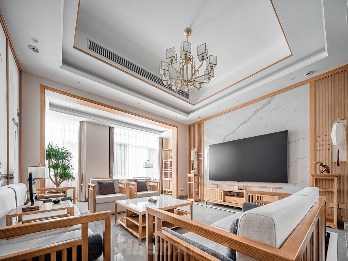 聯誼山語云棲380㎡寫意木構別墅 裝修案例實景圖-image52