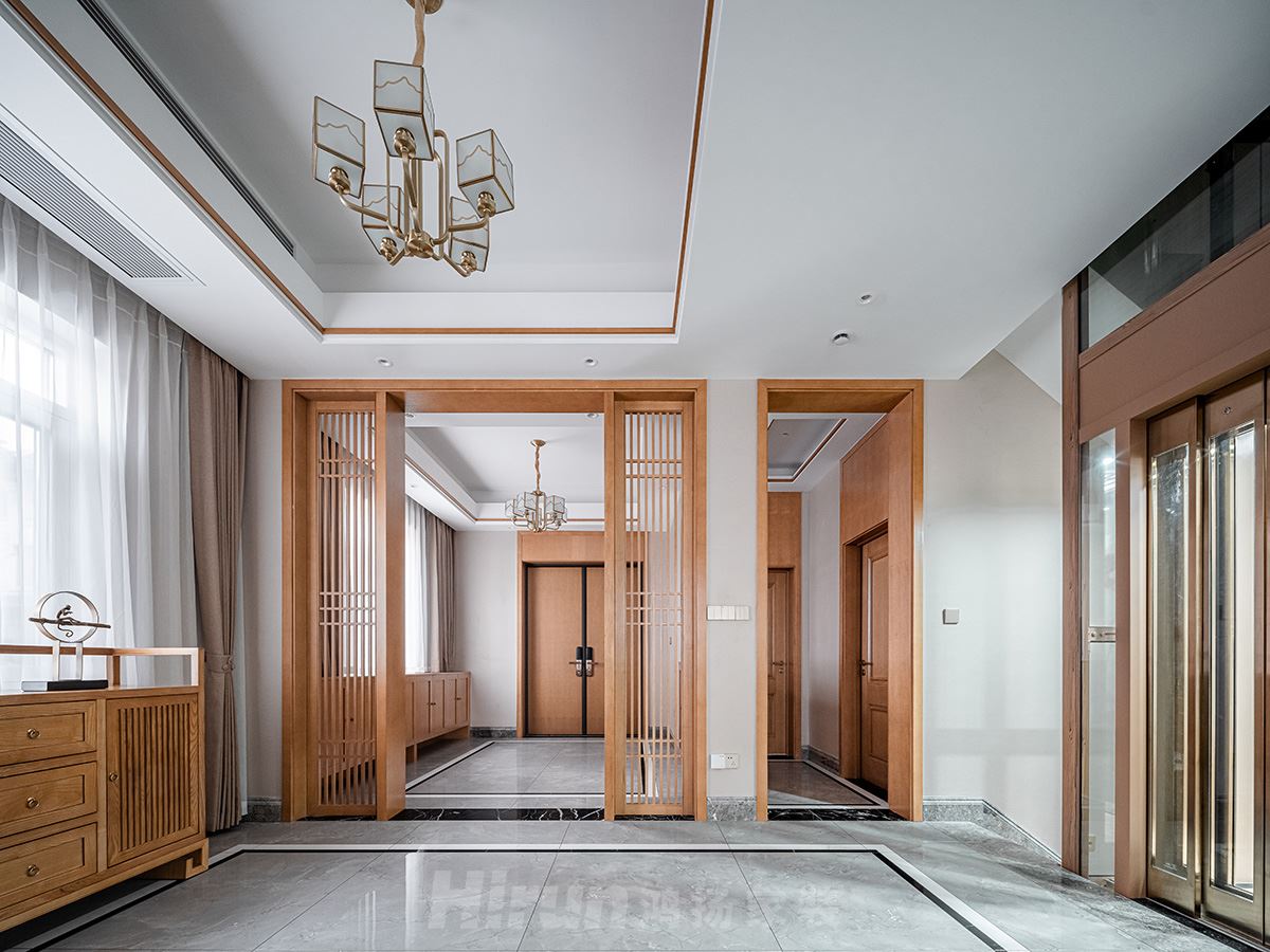 聯誼山語云棲380㎡寫意木構別墅 裝修案例實景圖-image53