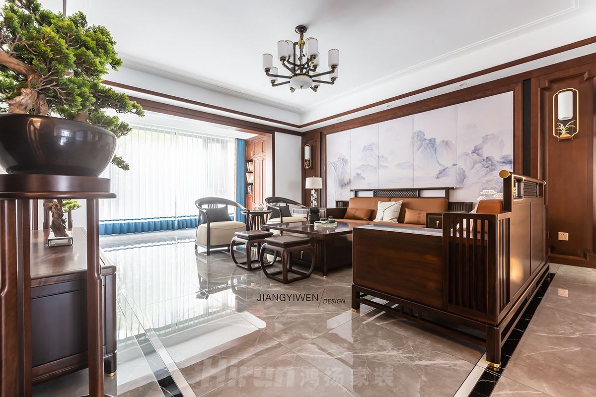 金湘苑190㎡復合寫意大平層 裝修案例實景圖-image30