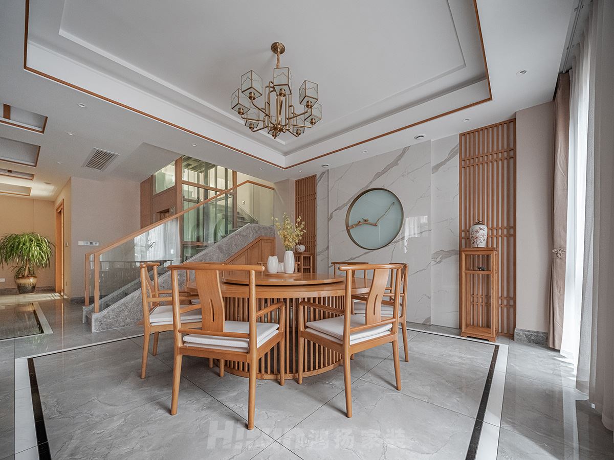 聯誼山語云棲380㎡寫意木構別墅 裝修案例實景圖-image55