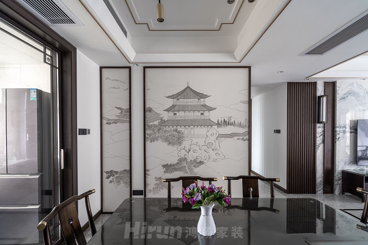 銀港國際125㎡復合寫意四居室 裝修案例實景圖-image27