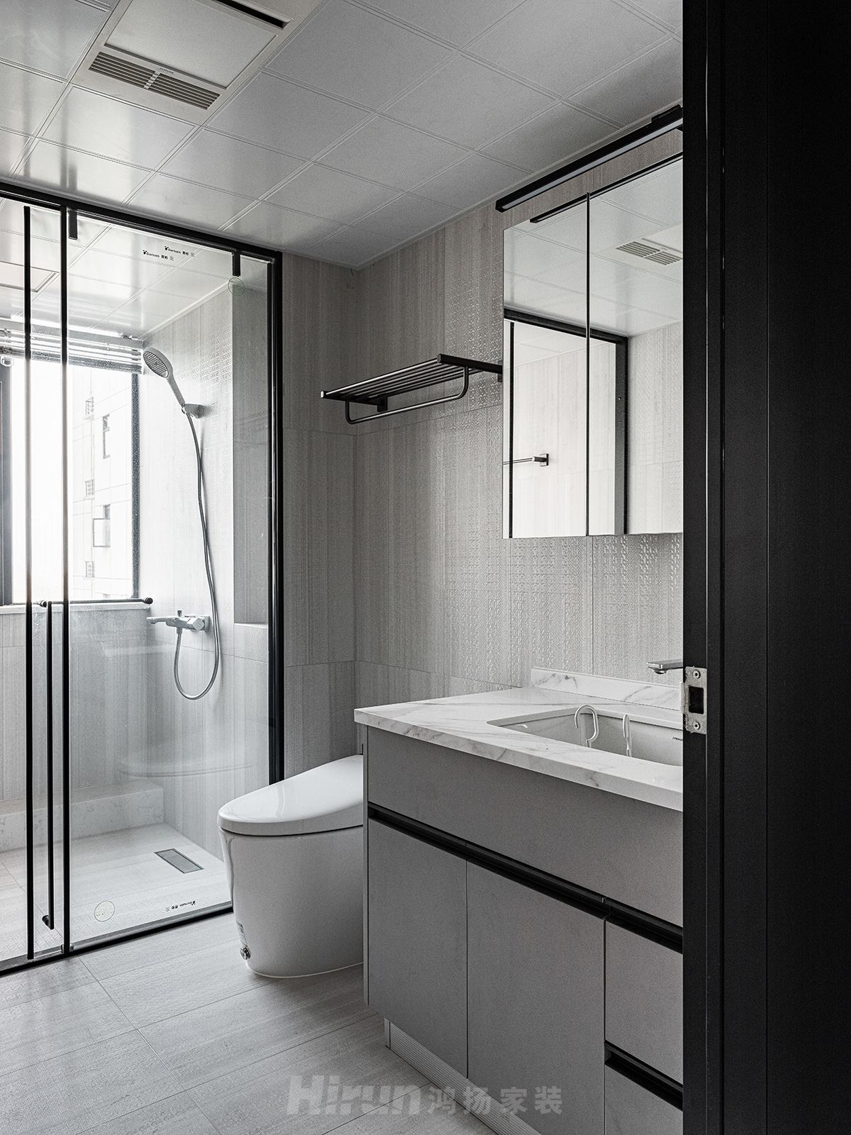 蓉國新賦145㎡雅致現代三居室 裝修案例實景圖-image17