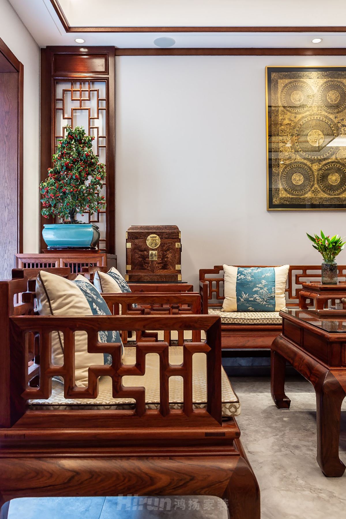 橘郡 禮頓山360㎡復(fù)合寫意別墅 裝修案例實(shí)景圖-image41