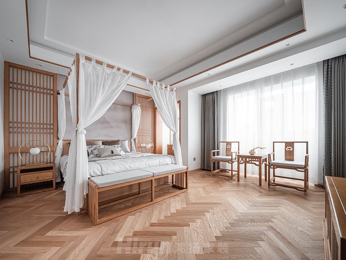 聯誼山語云棲380㎡寫意木構別墅 裝修案例實景圖-image57