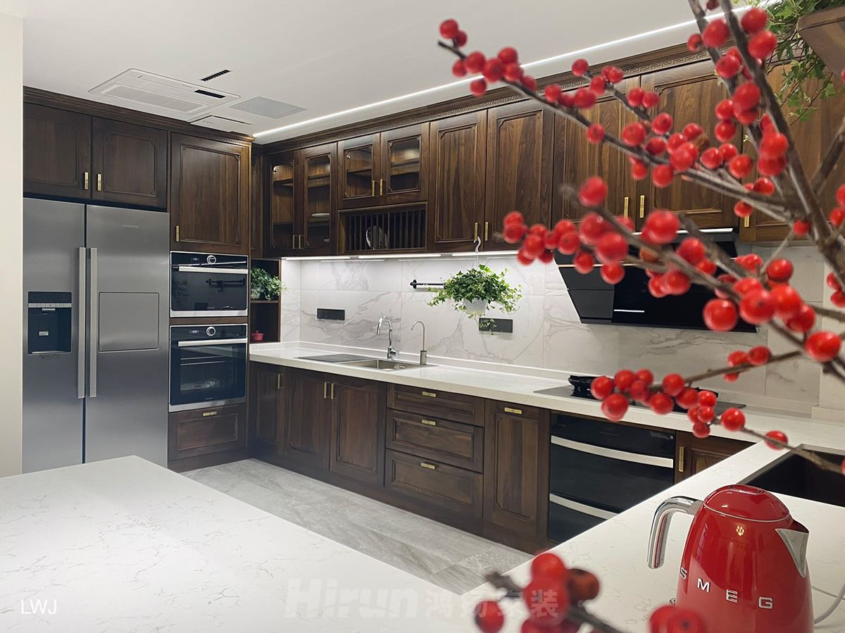湘江壹號260㎡復(fù)合寫意大平層 裝修案例實景圖-廚房