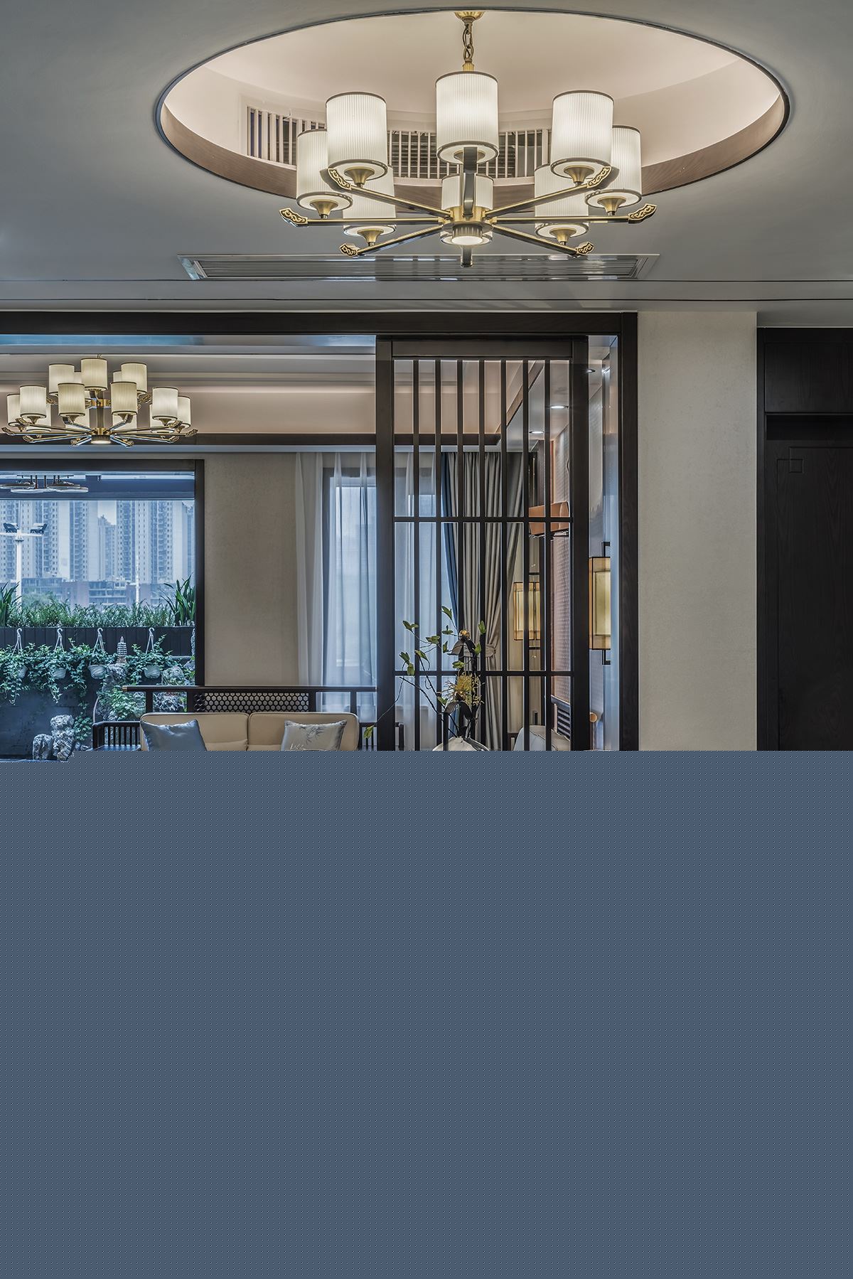 潤和紫郡200㎡寫意木構大平層 裝修案例實景圖-image39