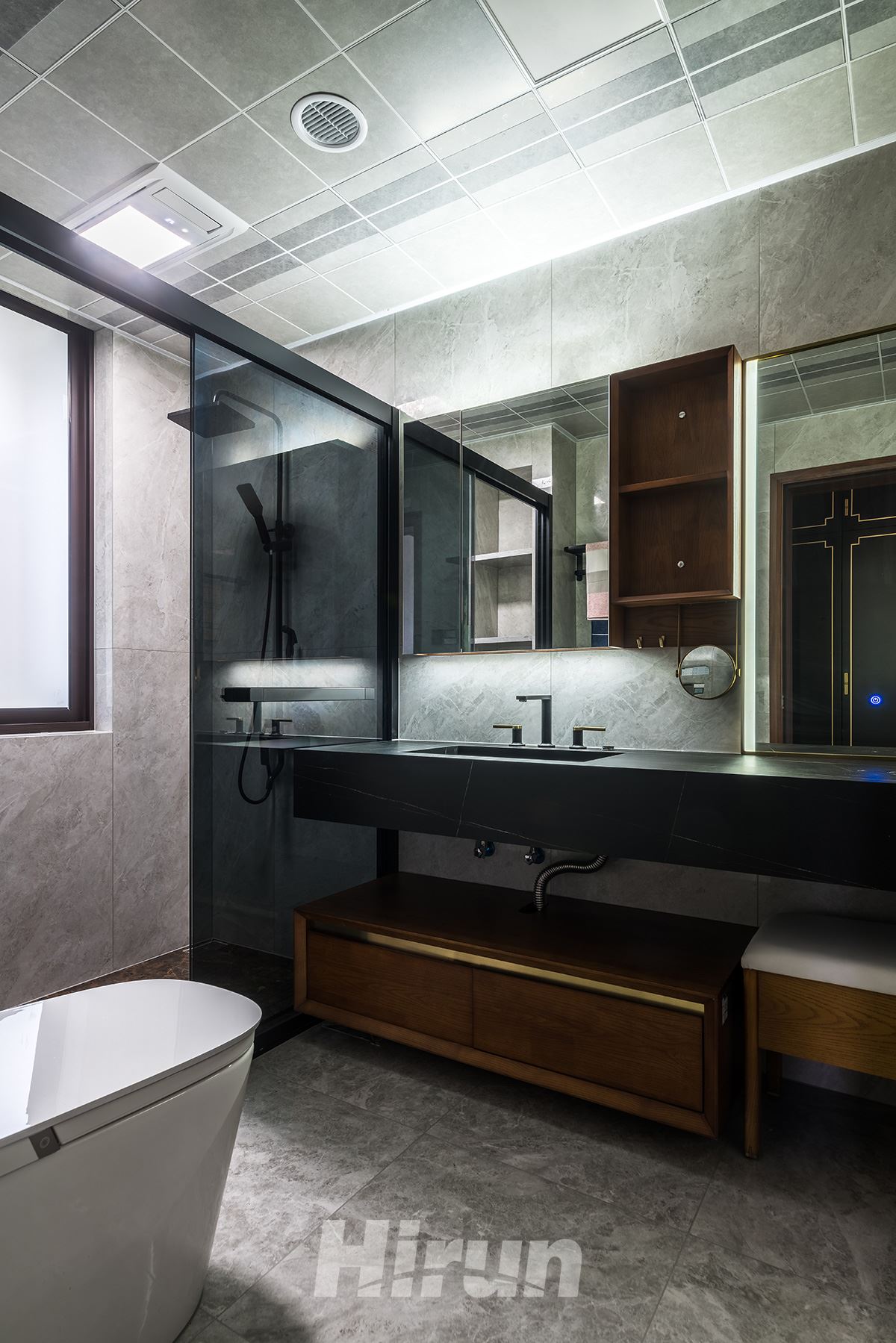 潤和紫郡200㎡寫意木構大平層 裝修案例實景圖-image59