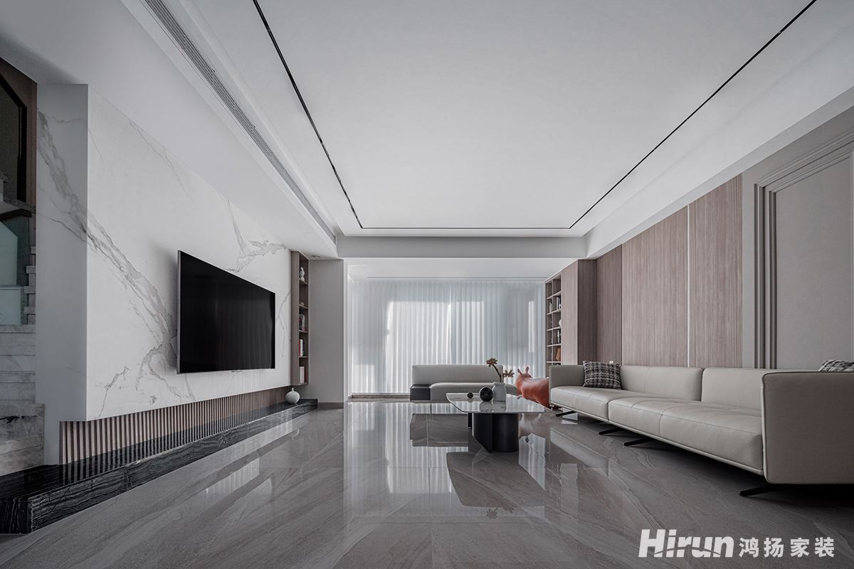 八方小區(qū)320㎡北歐之光復(fù)式 裝修案例實景圖-002-(7)