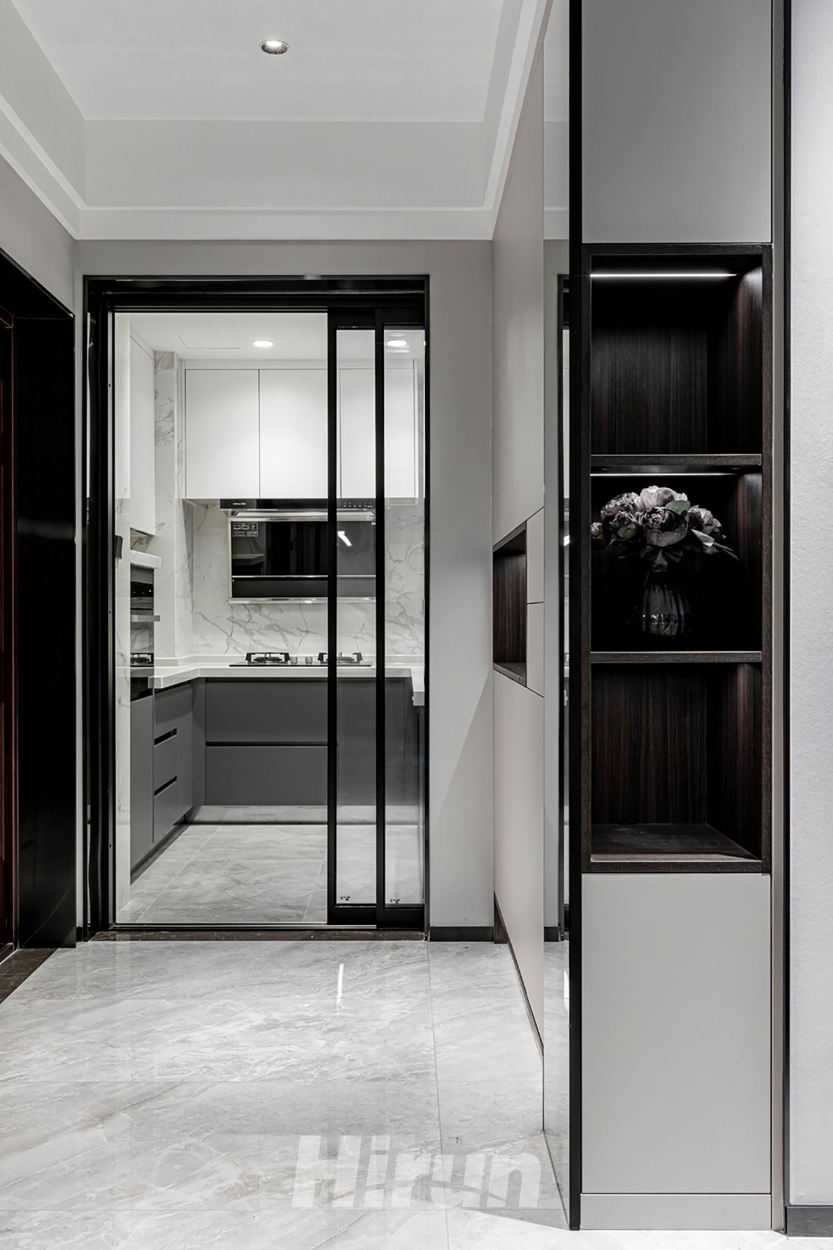 八方小區110㎡雅致現代三居室 裝修案例實景圖-image56