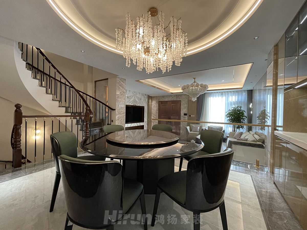 東方名苑首府240㎡新裝飾主義別墅 裝修案例實景圖-image58