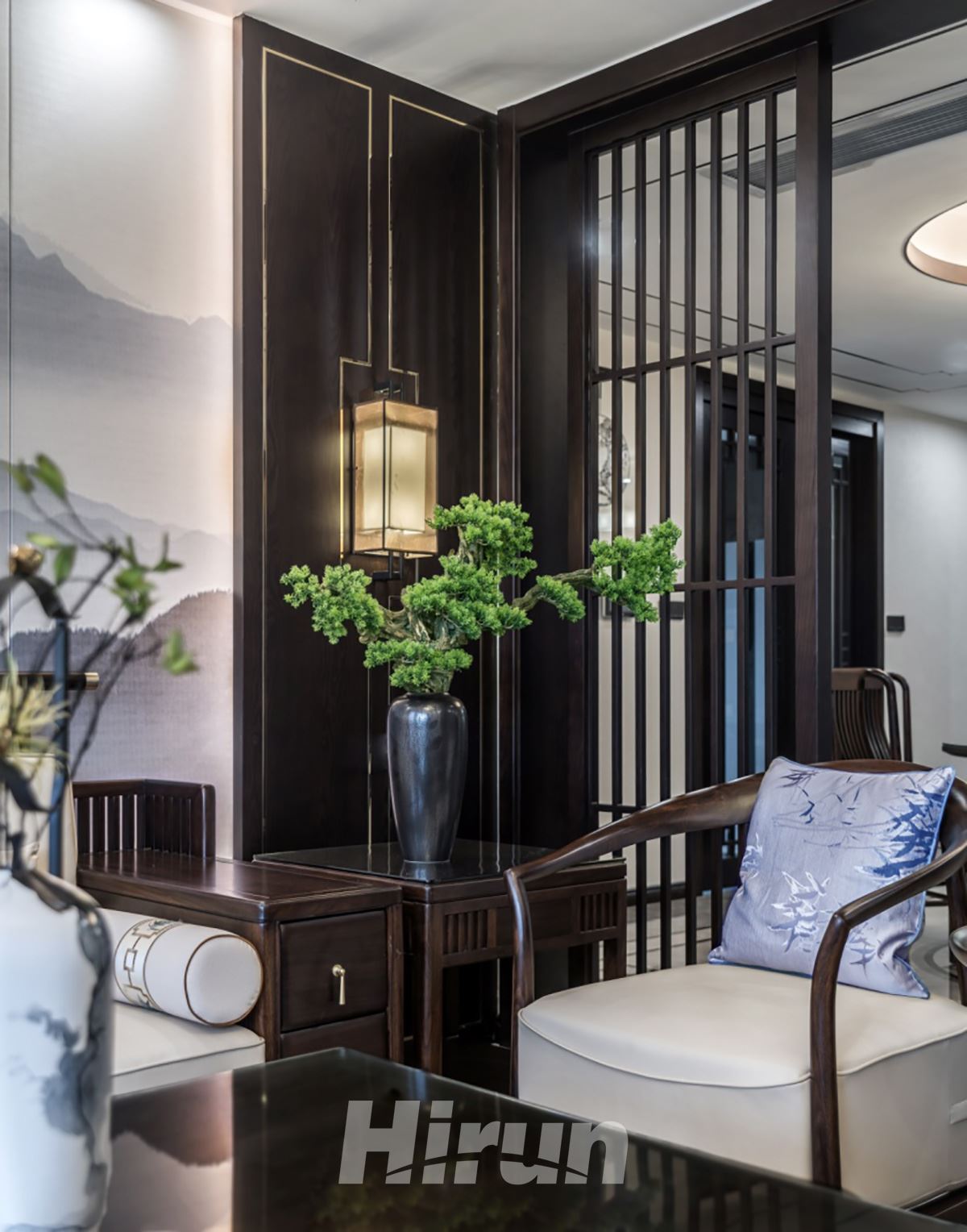 潤和紫郡200㎡寫意木構大平層 裝修案例實景圖-image26