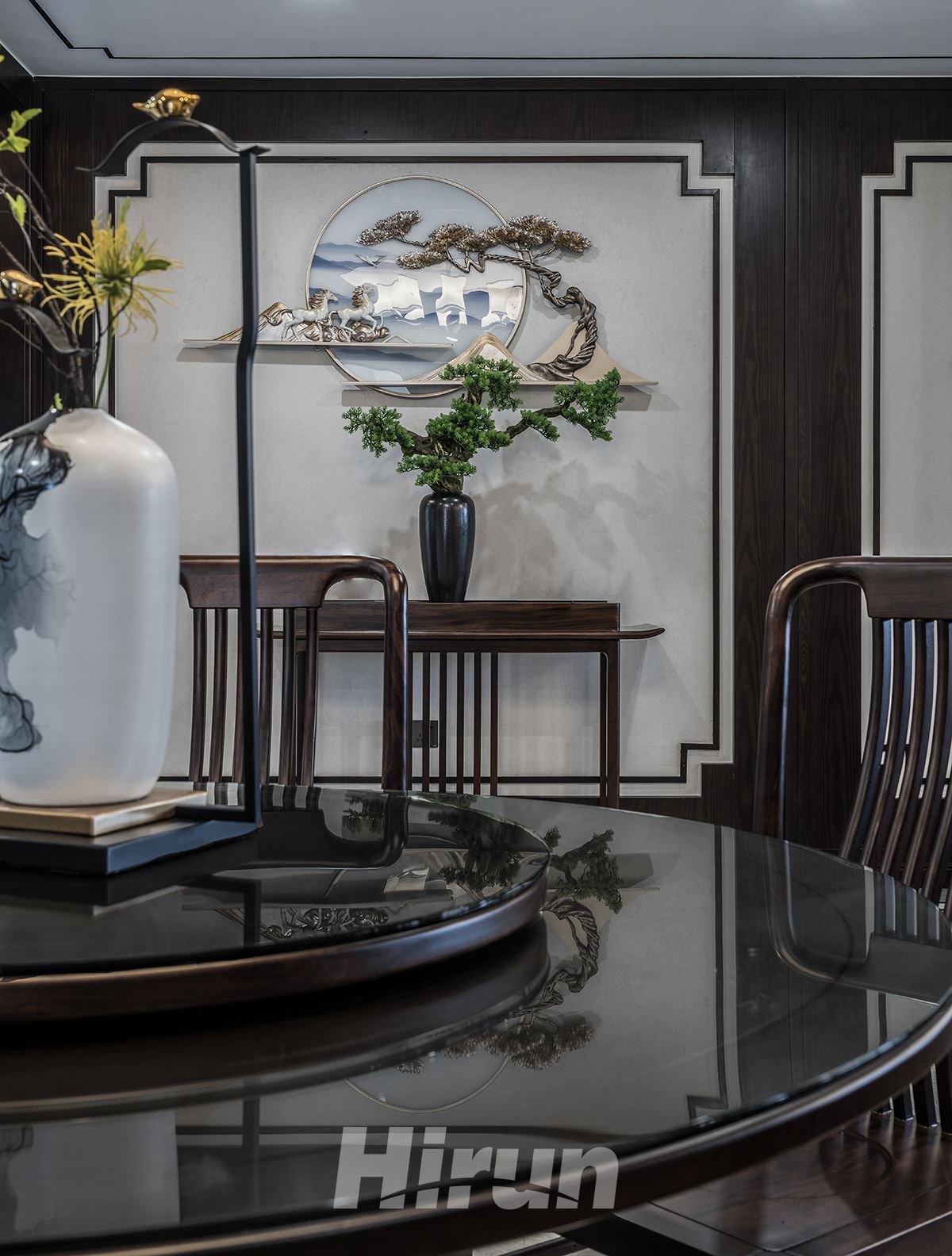 潤和紫郡200㎡寫意木構大平層 裝修案例實景圖-image44