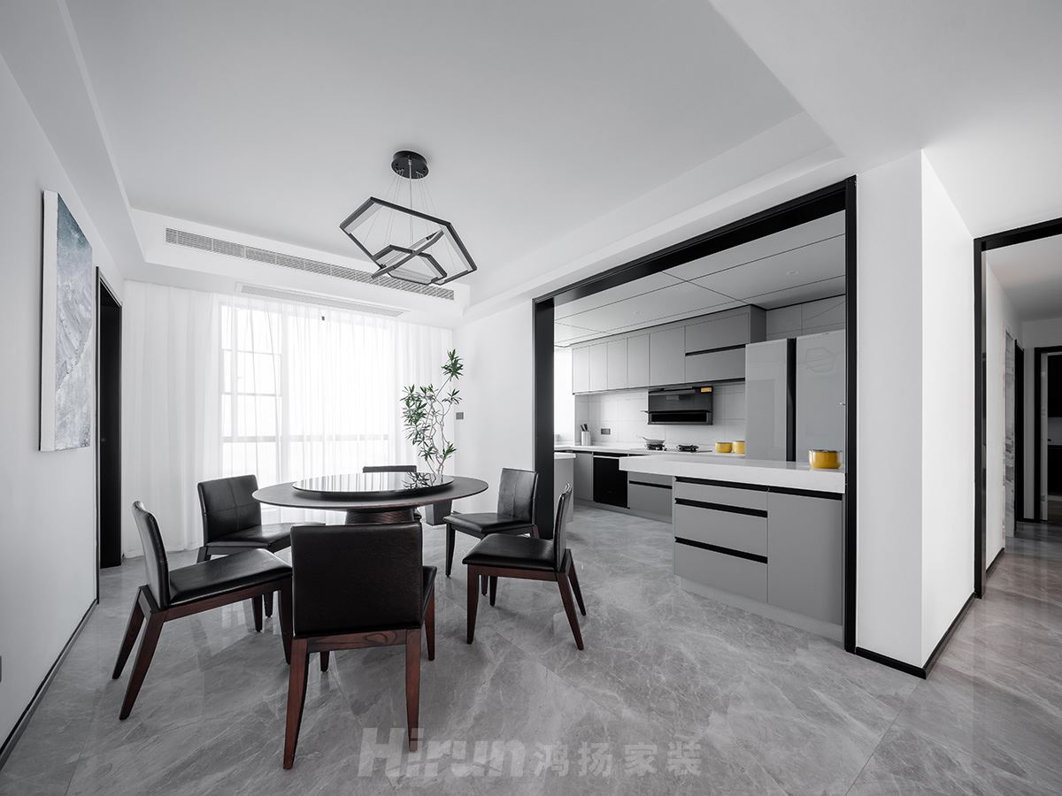 蓉國新賦145㎡雅致現代三居室 裝修案例實景圖-image12