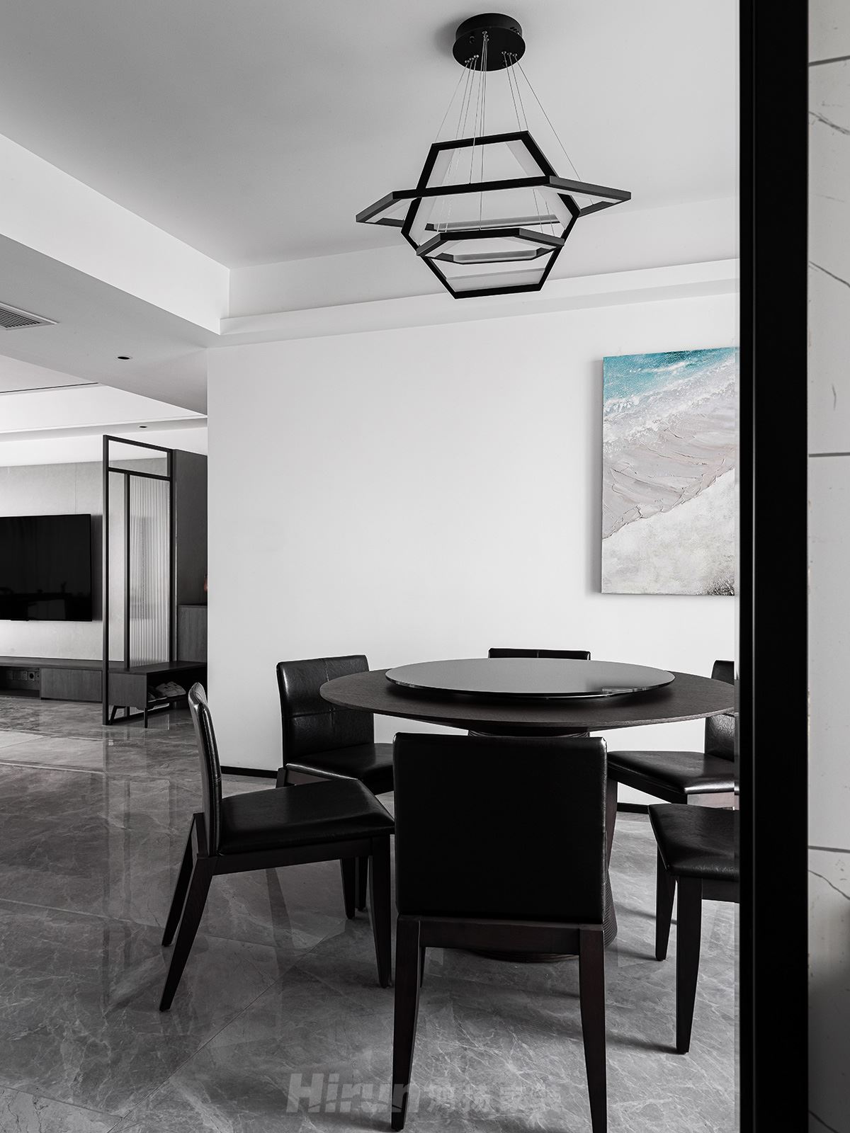 蓉國新賦145㎡雅致現代三居室 裝修案例實景圖-image11