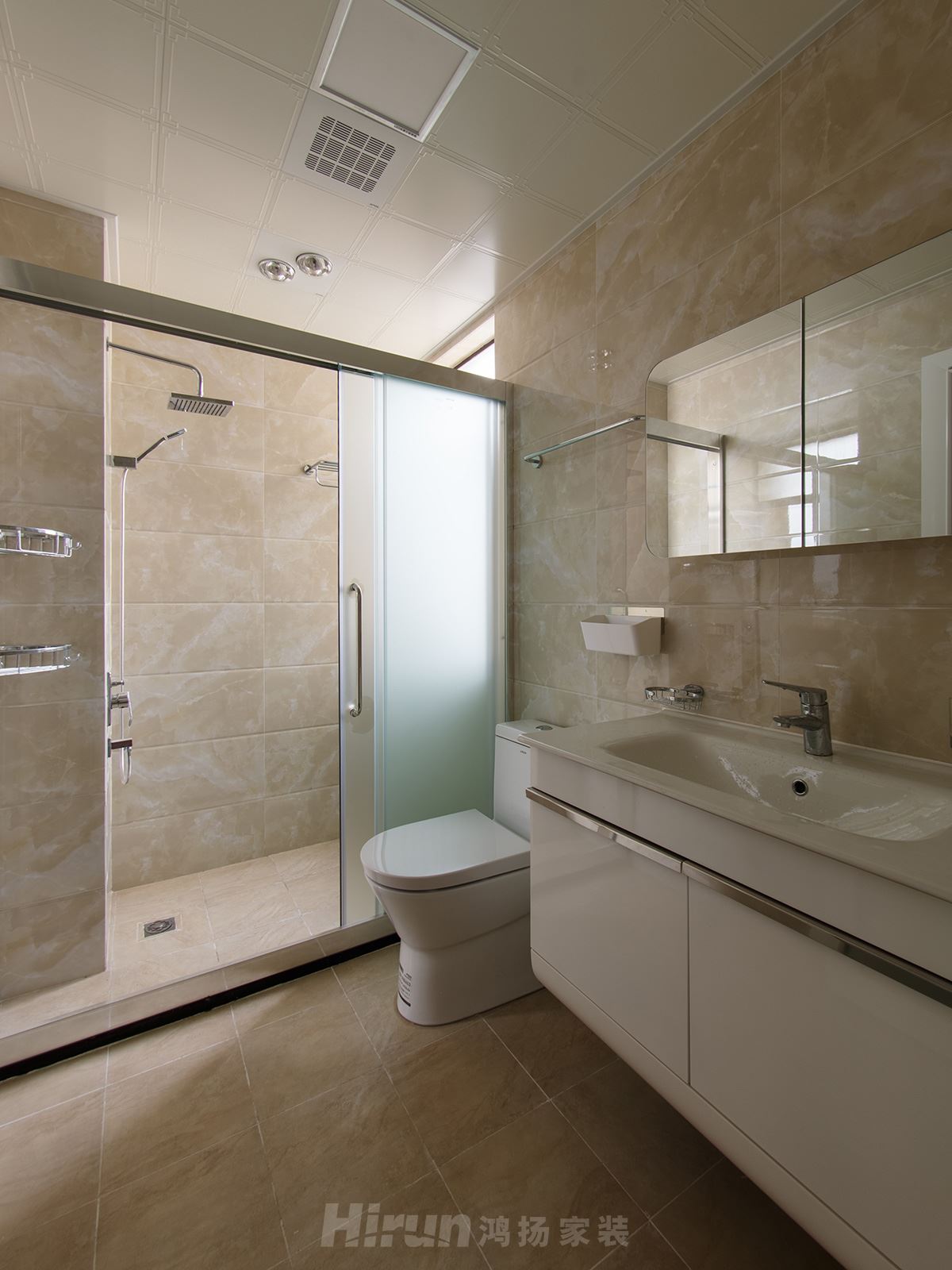 貢院120㎡輕歐簡美三居室 裝修案例實景圖-19