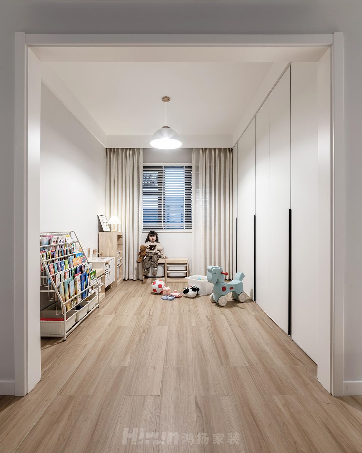 中糧鴻云130㎡北歐之光大平層 裝修案例實景圖-image21