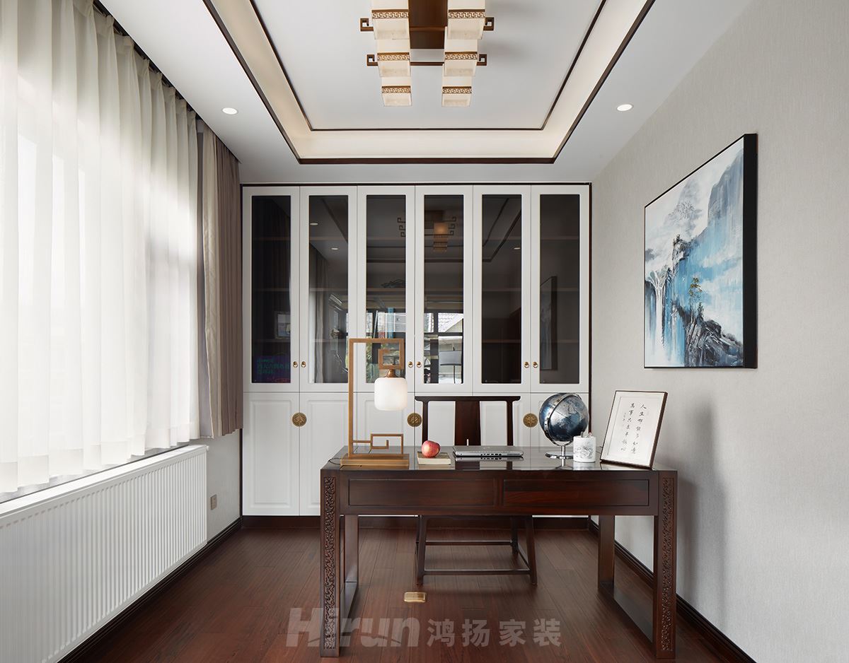 長(zhǎng)泰豪園400㎡寫意木構(gòu)別墅 裝修案例實(shí)景圖-SWSY2020-24