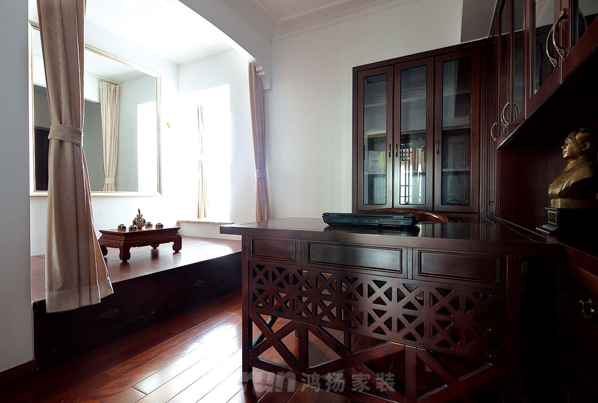 天平公寓130㎡復合寫意三居室 裝修案例實景圖-07