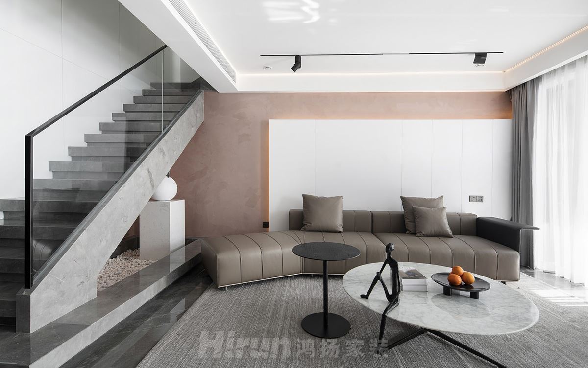 中交中央公園220㎡新裝飾主義復(fù)式 裝修案例實(shí)景圖-180211qoxhlvqcx9hq9jo2.jpg.thumb