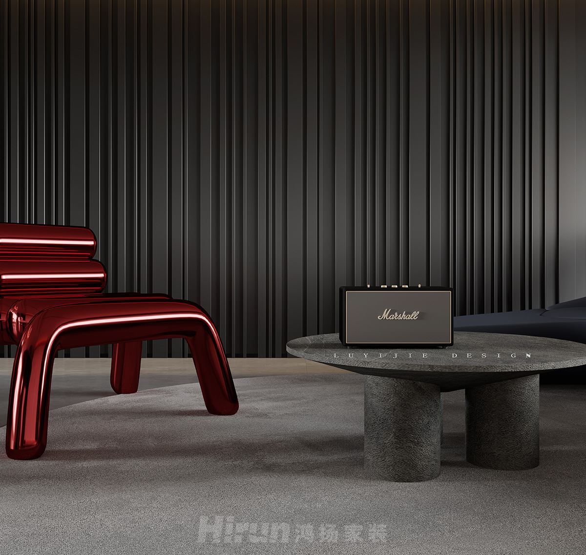 中建江山壹號220㎡雅致現代大平層 裝修案例效果圖-04