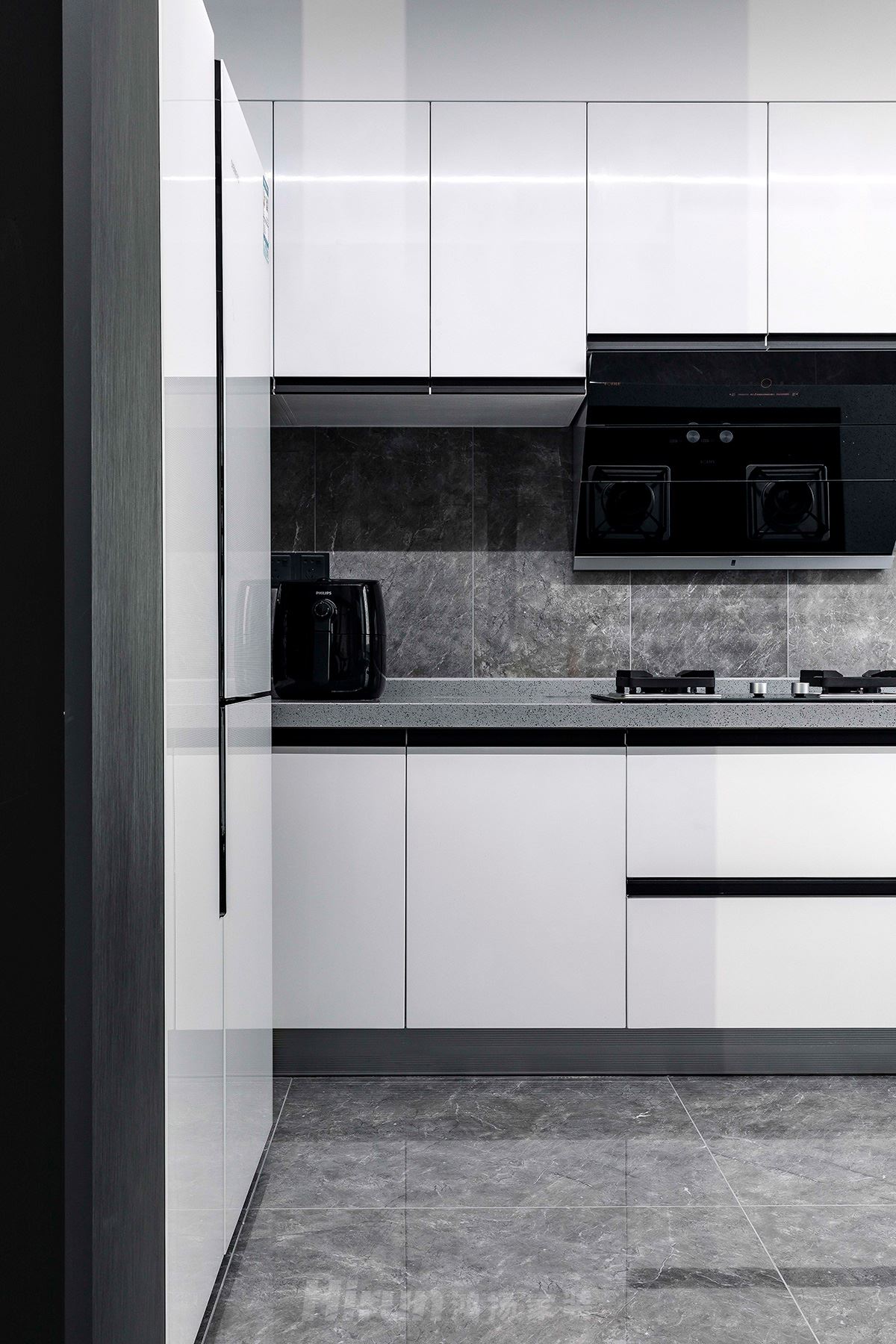 萬達湖公館160㎡雅致現代四居室 裝修案例實景圖-016