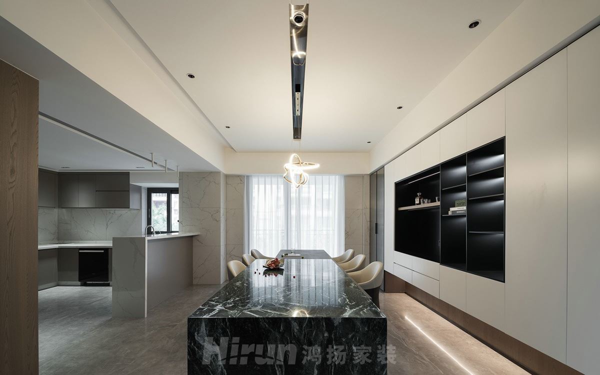 中建梅溪湖中心180㎡北歐之光四居室 裝修案例實景圖-120639j78bhobiq7y9yoqq.jpg.thumb