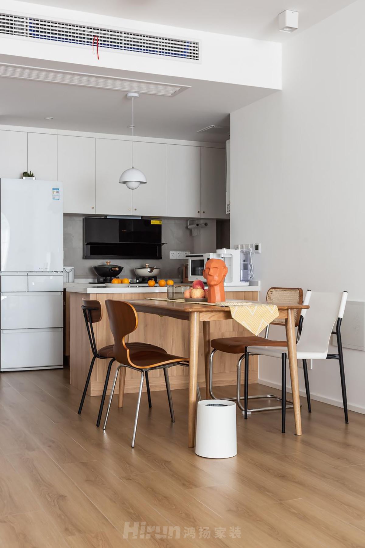 藍光雍景半島98㎡北歐之光三居室 裝修案例實景圖-image15