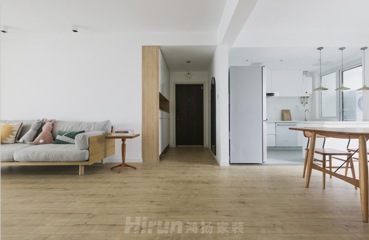 綠地之窗120㎡北歐之光三居室 裝修案例效果圖-IMG_0073