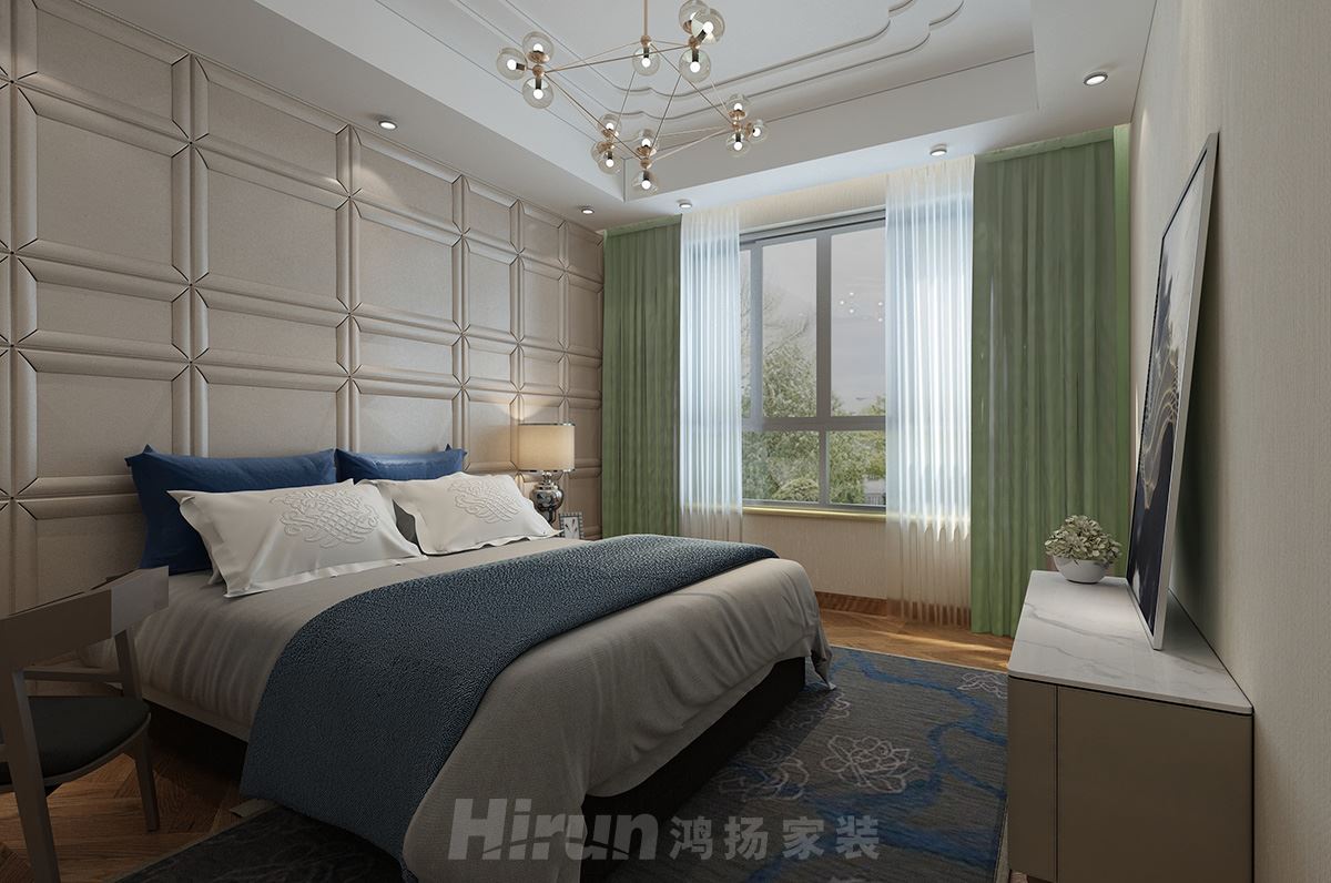 第六都210㎡復合寫意大平層 裝修案例效果圖-女兒房