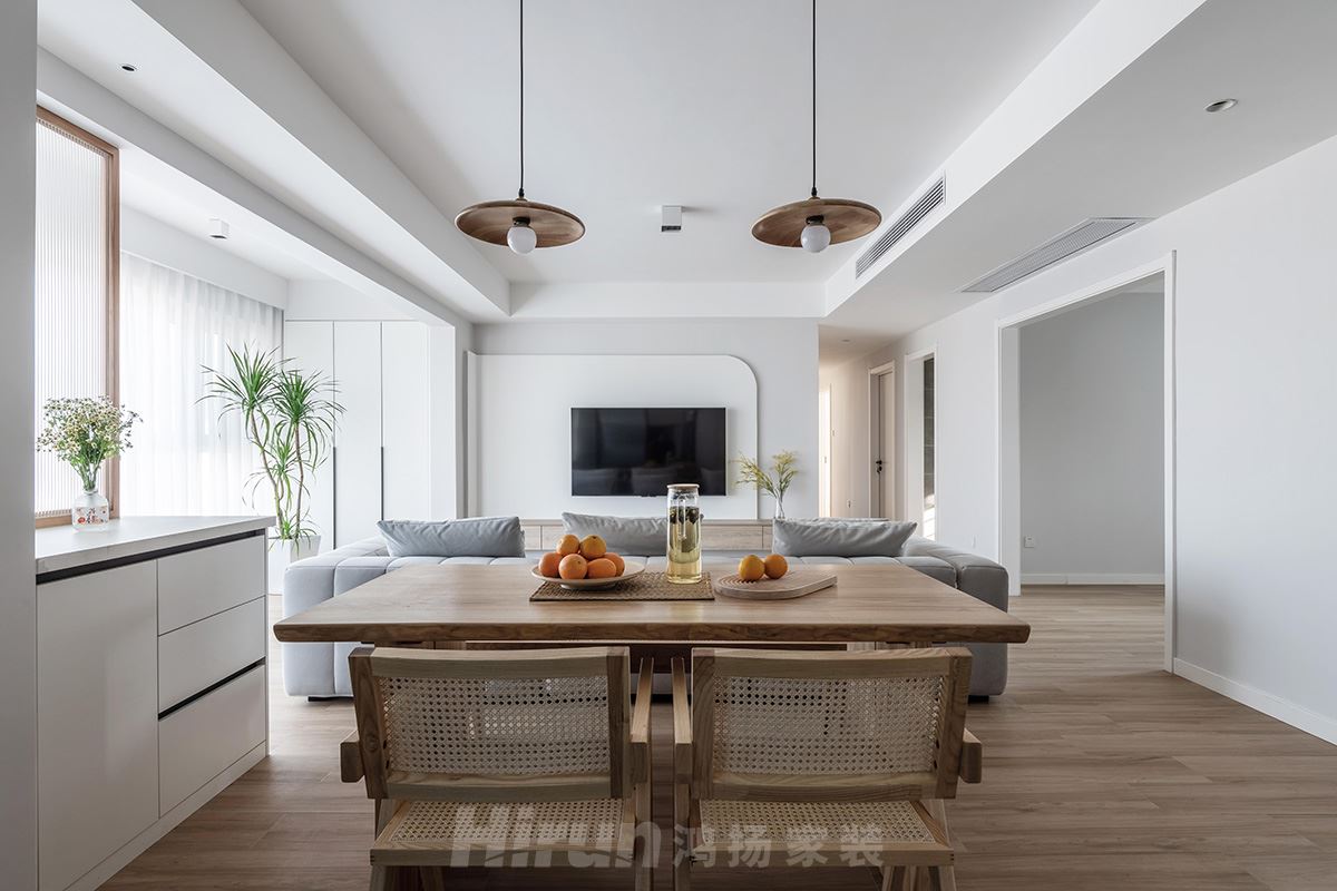 中糧鴻云130㎡北歐之光大平層 裝修案例實景圖-image28