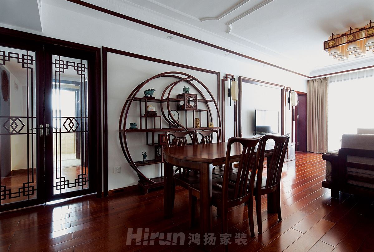 天平公寓130㎡復合寫意三居室 裝修案例實景圖-03