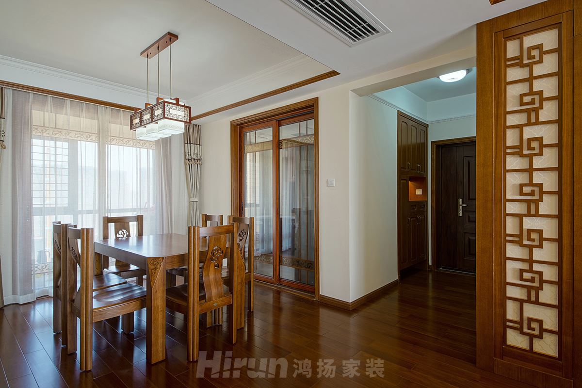 湘熙水郡130㎡復(fù)合寫意三居室 裝修案例實景圖-05