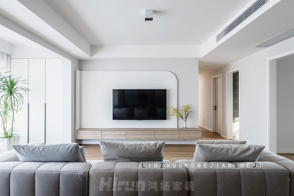 中糧鴻云130㎡北歐之光大平層 裝修案例實景圖-image6