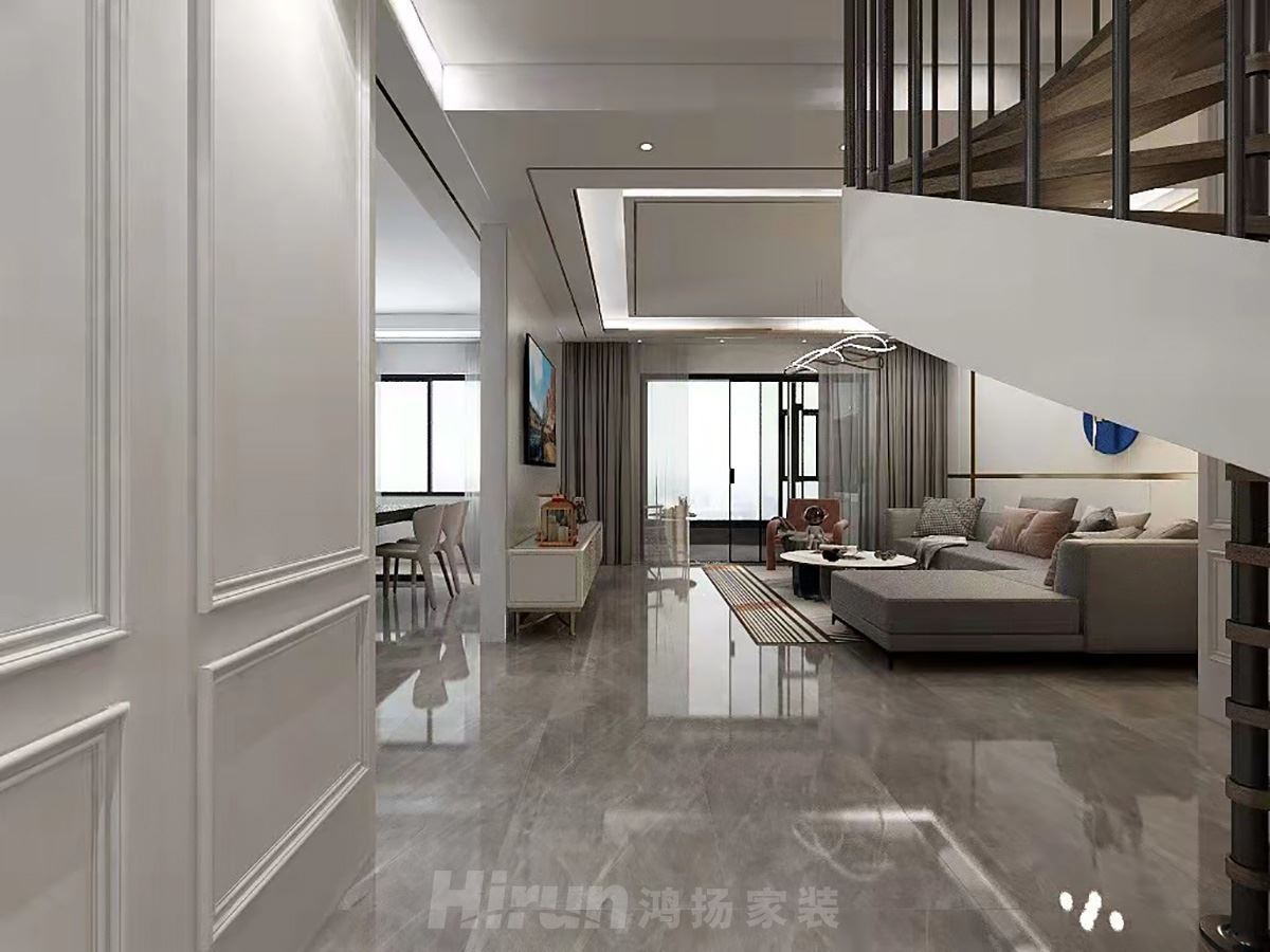大唐印象160㎡雅致現代四居室 裝修案例效果圖-9e119ebe60484a7fd6bc85220a4cd01